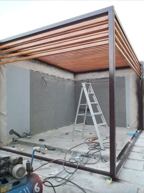 Metal fabrication Gazebo Structure project by Welldone Metalworks Ahmedabad