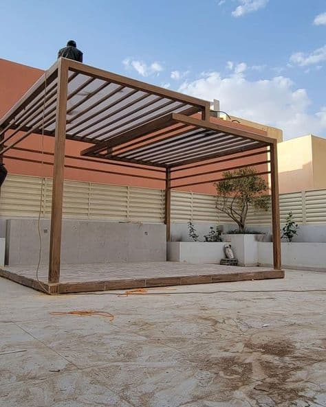 Metal fabrication Gazebo Structure project by Welldone Metalworks Ahmedabad